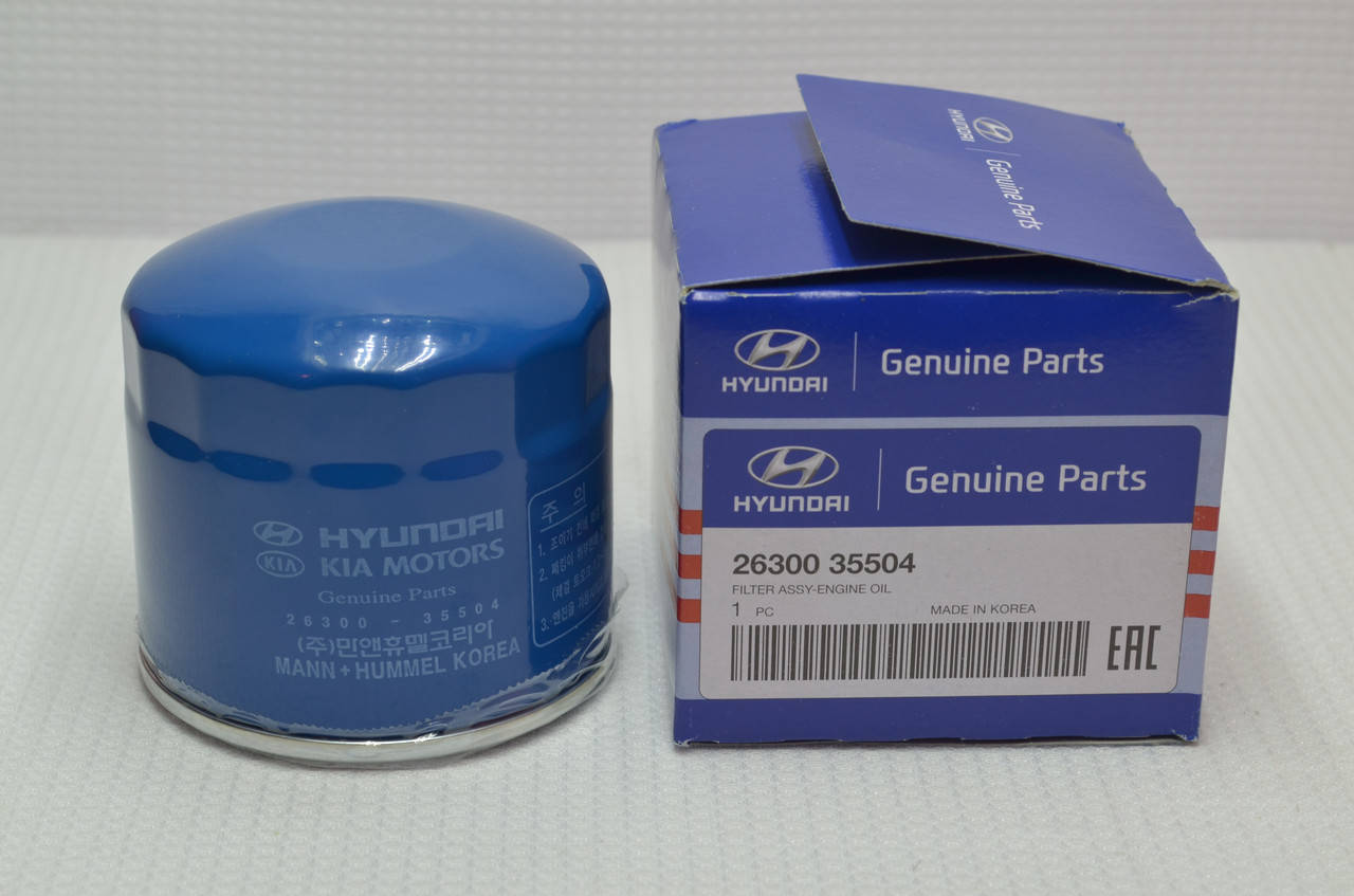 

Оригинальный масляный фильтр HYUNDAI 26300-35504