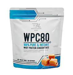 Сироватковий протеїн концентрат Bodyperson Labs WPC80 900 г Caramel