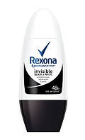 Rexona Invisible Біле + Чорний дезодорант жінок. рол., 50 мл