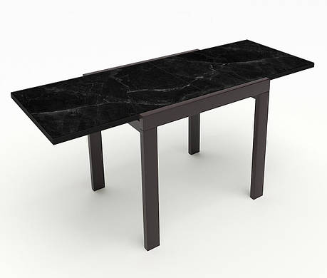 Скляний стіл на кухню Слайдер + скло Fusion Furniture, колір венге/ скло  УФ 15 263  100(200)х82х76, фото 2