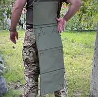 Каремат тактичний 165×45 см, тактичний килимок, каремат військовий для ЗСК, каремат складаний Олива