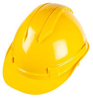 Каска защитная строительная с вентиляцией Sizam Safe-Guard 2130 желтая