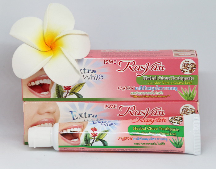 Тайська зубна паста Isme вибілювальна з травами Rasyan 30 г