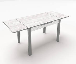 Стіл обідній Марсель Fusion Furniture, колір сірий / Аляска, фото 3