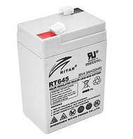 Аккумуляторна батарея RITAR RT645, 6V 4.5Ah