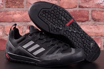Кроссовки мужские беговые для тренировок качественные adidas Terrex solo оригинал черные - фото 7 - id-p1244839154