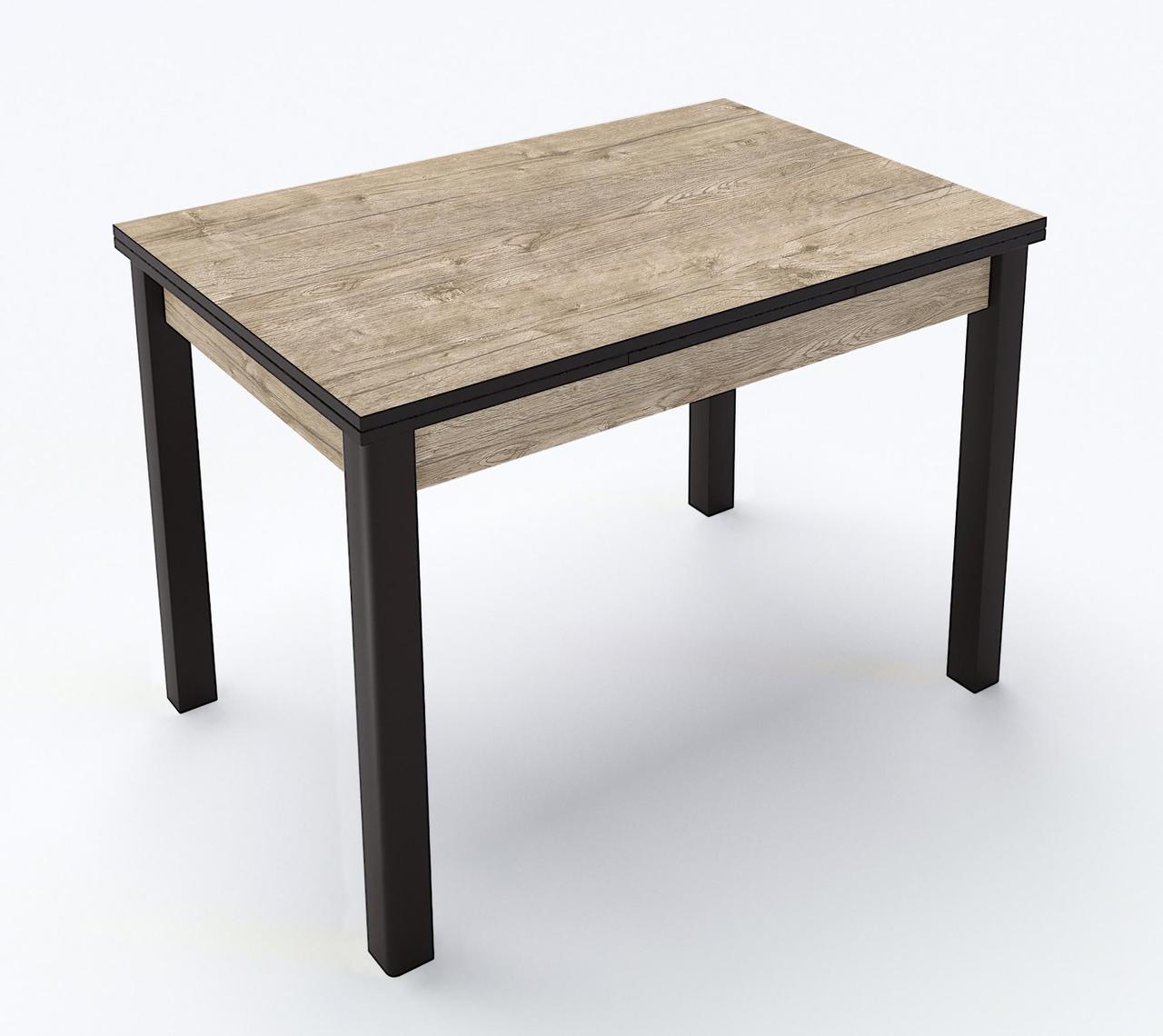 Стіл обідній розкладний Марсель Fusion Furniture, колір ніг венге    /стільниця Дуб сонома