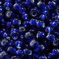Бісер Peciosa Для біжутерії блискучий 6036 / 67300 розмір 6 Ультрамариновий Упаковка 5 грам