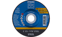 Pferd Круг зачисний 125*7,2*22 PSF STEEL сталь, чавун