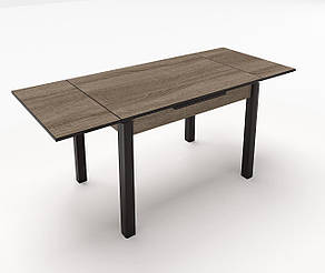Стіл обідній розкладний Марсель Fusion Furniture, колір ніг венге /стільниця Дуб сонома трюфель, фото 3