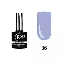 Камуфлирующая база РОКС rubber base French ROKS 8ml. Лиловый