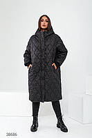 Женское стильное пальто больших размеров батал Размер: 48-52.54-58