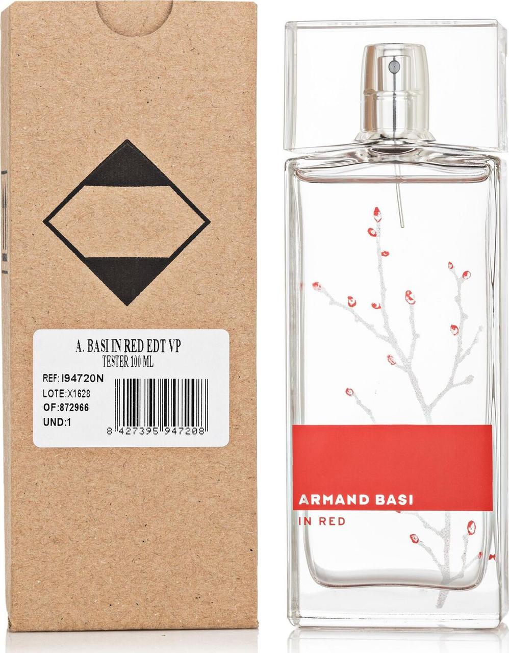 Armand Basi In Red туалетна вода жіноча, 100 мл (Тестер із кришечкою), фото 1