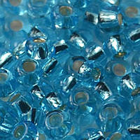 Бісер Peciosa Для біжутерії блискучий 6037 / 67010 розмір 6 Блакитний Упаковка 5 грам