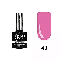 Камуфлирующая база РОКС rubber base French ROKS 8ml. Розовый