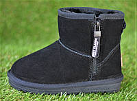 Низкие зимние детские Ugg itts Australia Black угги черные р32 20.5 см