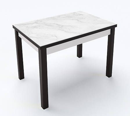 Обідній стіл для маленької кухні Марсель зі склом Fusion Furniture, колір венге / скло УФ 15 265, фото 1
