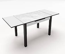 Обідній стіл для маленької кухні Марсель зі склом Fusion Furniture, колір венге / скло УФ 15 265, фото 5