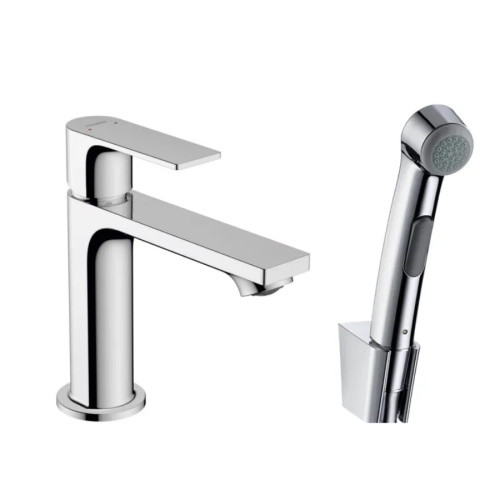 Змішувач для умивальника Hansgrohe Rebris E 110 з гігієнічним душем (72216000), фото 1
