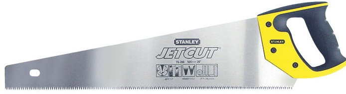 Stanley2-15-288 Ножівка по дереву 500мм 7TPI "Jet-Cut SP" загартований 3-гранний зуб - фото 1 - id-p1680890056