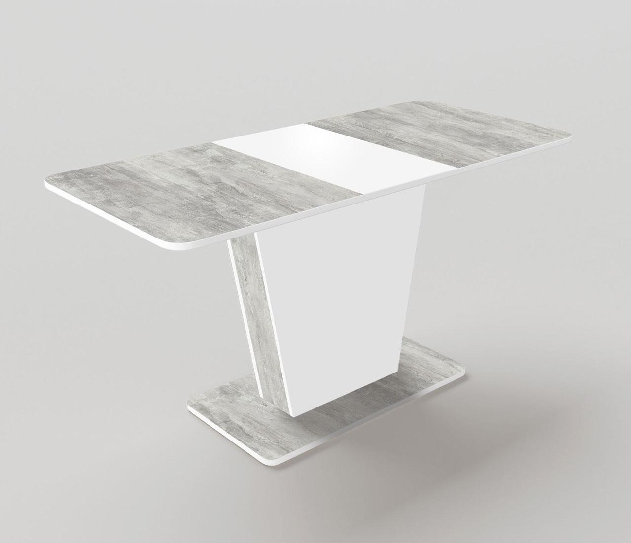 Стіл обідній розкладний Атлант Fusion Furniture, колір    Урбан лайт/ білий