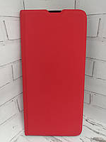 Чехол книжка для Samsung Galaxy A12 A125F боковой с подставкой противоударный Gelius Shell красный
