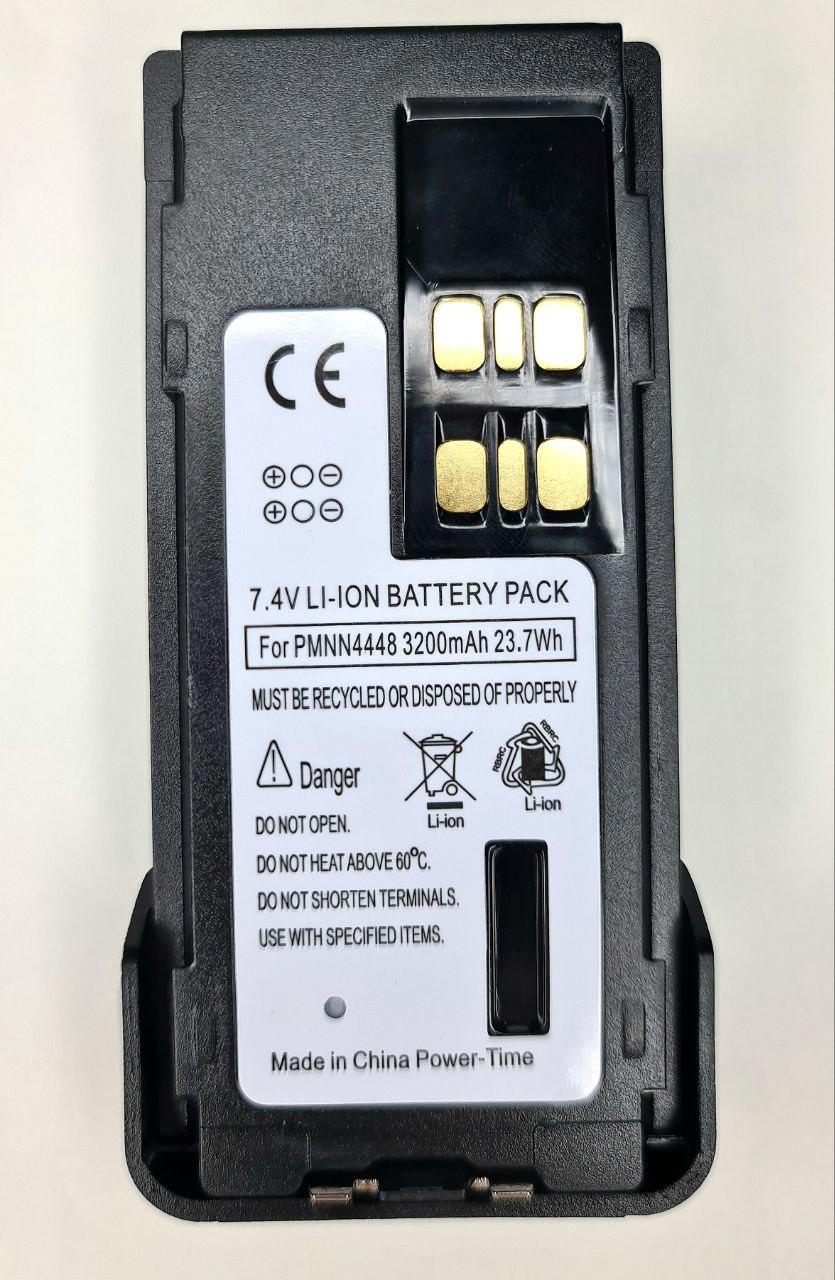 Акумуляторна батарея PMNN4448 до радіостанцій Motorola DP-4400/4600/4800 (7,4V 23,7Wh 3200mAh), фото 1