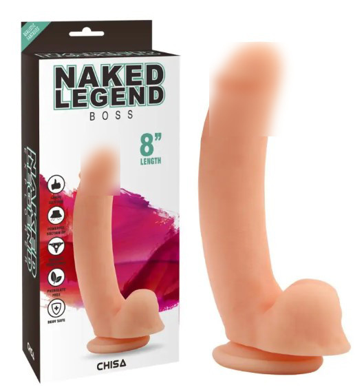 Реалістичний фаллоімітатор на присослі Naked Legend Bos | Promax, фото 1
