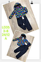 Комбінезон для хлопчика на флісі оптом (куртка +комбінезон), S&D, 3-8 рр.,  арт. LD35, фото 9