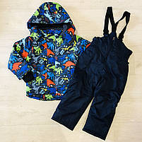 Комбінезон для хлопчика на флісі оптом (куртка +комбінезон), S&D, 3-8 рр.,  арт. LD35, фото 3