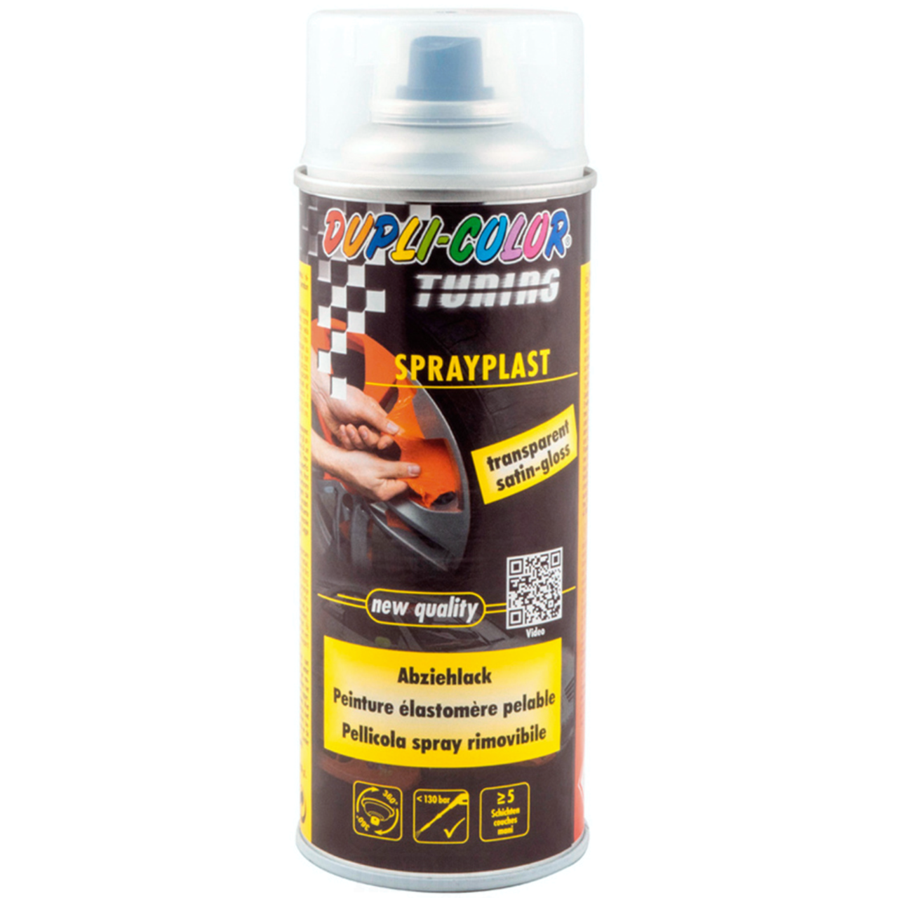 Жидкая резина Dupli Color Tuning Sprayplast, 400 мл Аэрозоль Прозрачный глянец - фото 1 - id-p1097475755