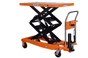 VULKAN Стіл-платформа вантажопідйомний гідравлічний 1000кг/1,7м SYTJ-100W колір - жовтий