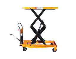 VULKAN Стіл-платформа вантажопідйомний гідравлічний 350кг/1,3м SYTJ-35S, колір-жовтий