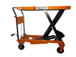 VULKAN Стіл-платформа вантажопідйомний гідравлічний 1000кг/1м SYTJ-100, колір-жовтий