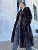 Шуба- пальто із собаці з англійським коміром, фото 3