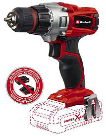 Шурупокрут-дриль Einhell TE-CD 18/2 Li-Solo, PXC, акум., ШЗП, 44Нм, 350/1250 об/хв, 1.01кг, (без АКБ та ЗП)