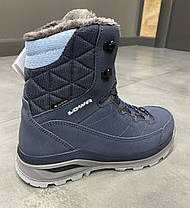 Черевики зимові жіночі Lowa Ottawa GTX 37 р., sleel blue (сині), зимові жіночі туристичні черевики, фото 2
