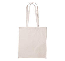 Еко торба шопер бавовняна без малюнка "Shoping" 140 г/м2 37х41 см друк логотипу від 20 штук