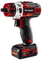 EinhellCordless Drill TE-CD 12/1 X-Li, 12V, 2Ah, 0-400/0-1400 rpm, 0.8-10mm, 30 Nm, 1.16 kg