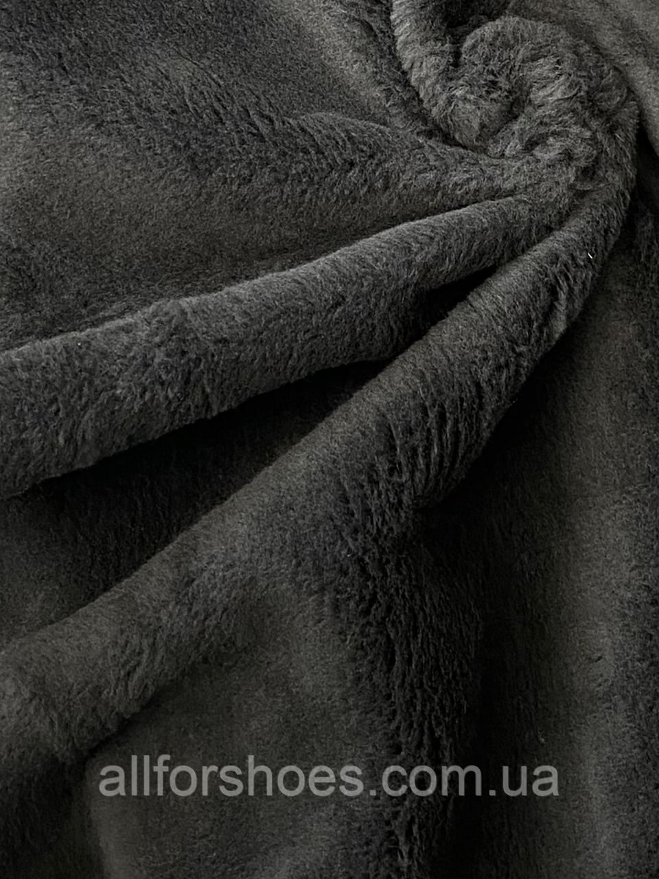 Хутро штучне чорне 600 грам/м.п