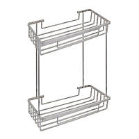 Полочка Trento прямоугольная двойная SS304 (53610)
