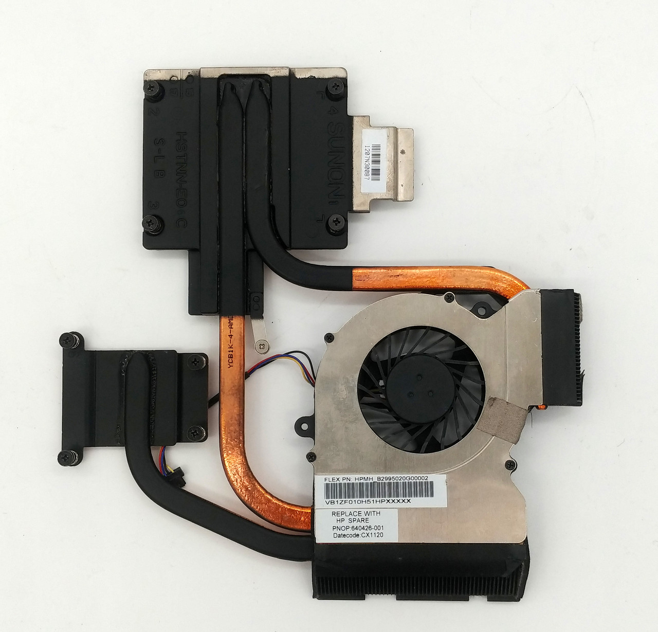 Система охолодження ноутбука HP Pavilion DV6 6005s1 з вентилятором