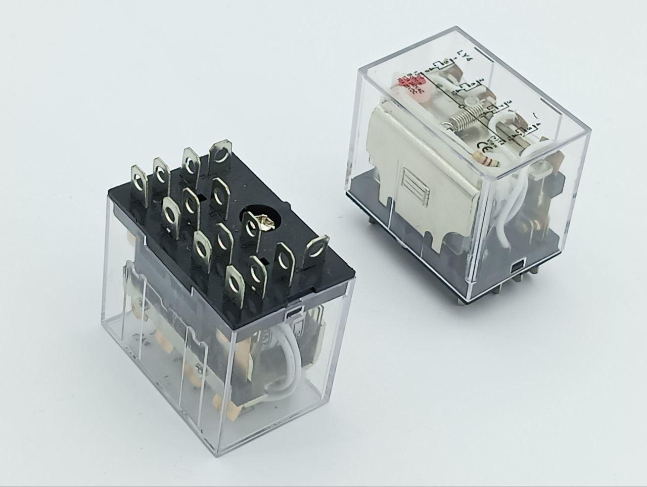 Реле JQX-13F, 12VDC, 10A, 4C