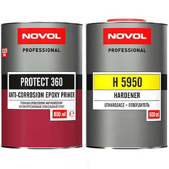 Грунт епоксидний антикорозійний Novol Protect 360 1:1, 800 мл + 800 мл Комплект