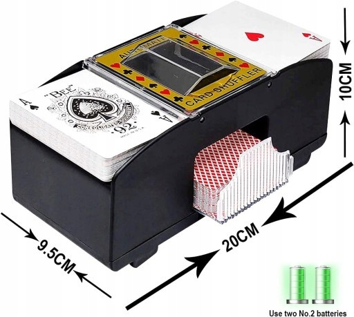 Автоматическая шафл машинка для перемешивания карт - фото 2 - id-p1681089880