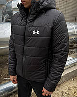 Куртка Under Armour мужская черная демисезонная / курточка Андер Армор мужская черного цвета на весну и осень