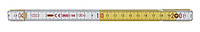 Neo Tools74-020 Метр складний дерев'яний 2 м, бiло-жовтий