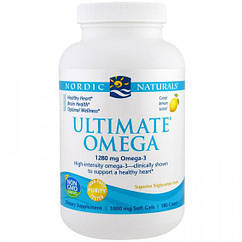 Омега 3 Nordic Naturals Ultimate Omega 1280 mg 180 Soft Gels Lemon Flavor, 8907194 - 386