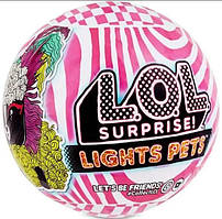 Лялька LОЛ L.O.L. Surprise! Lights Pets Real Hair &9 Surprises including Black Light Surprises USA ОРИГИНАЛ