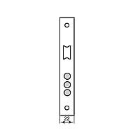 Ответная планка к замку Protect 945-3RB CP 3-риг хром (47564)